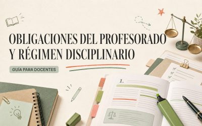 Obligaciones del profesorado y régimen disciplinario: ¿qué ocurre cuando un docente incumple sus deberes?